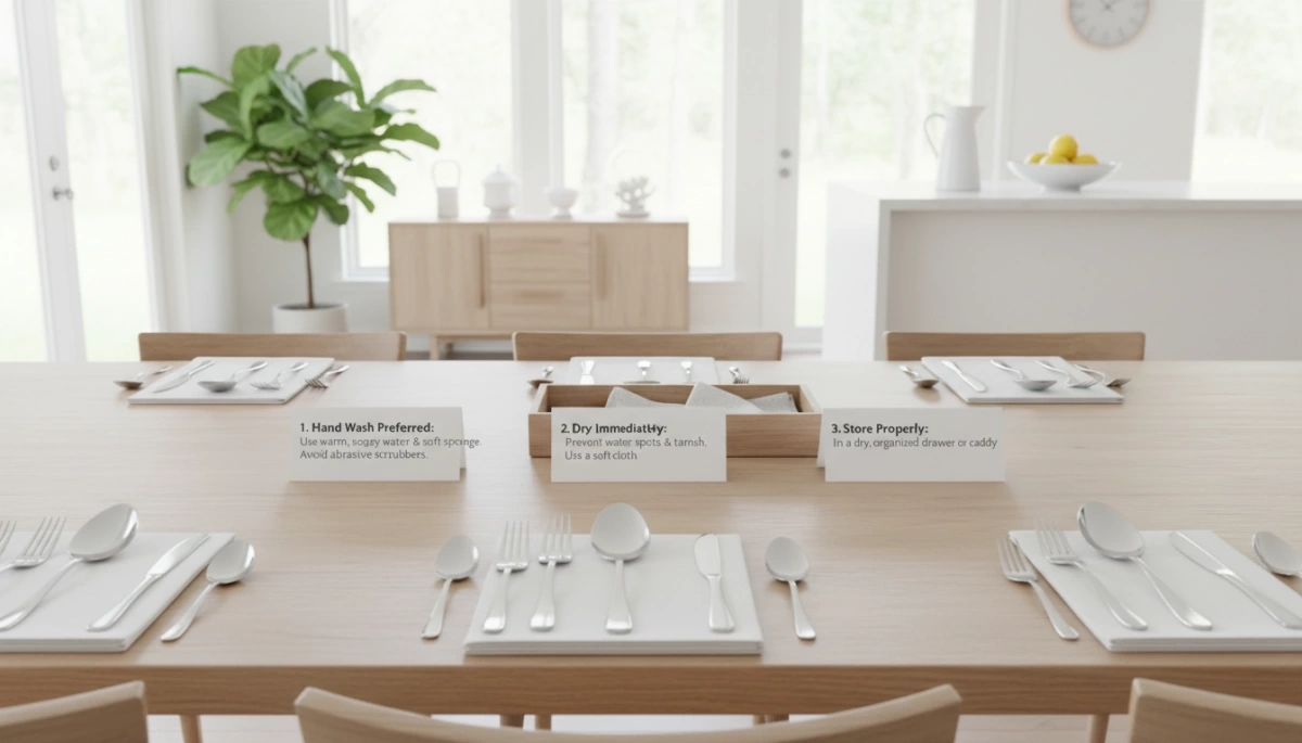 cutlery set for 12 care and maintenance tips