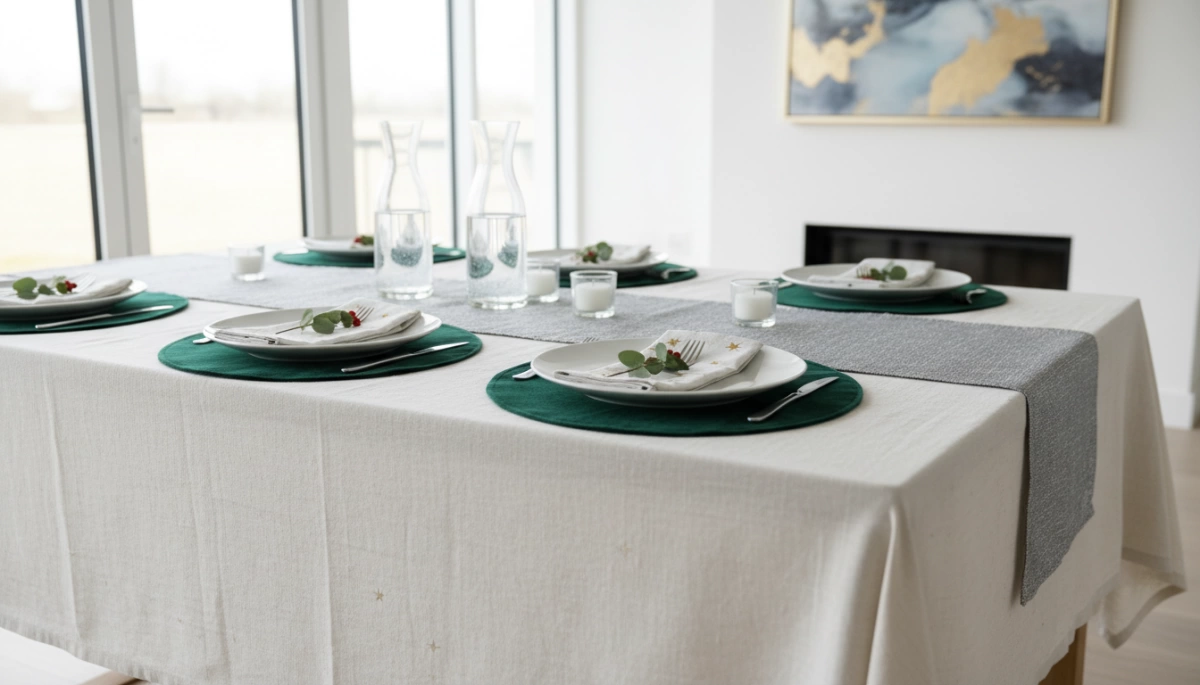 holiday table linens tablescape layering tips