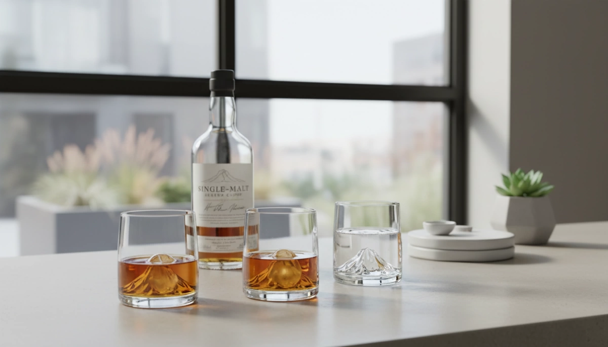 north drinkware topographic whiskey tumblers